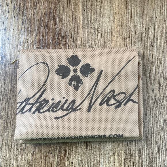 Patricia Nash Valerie Tan Leather Clutch Wristlet - Picture 4 of 11